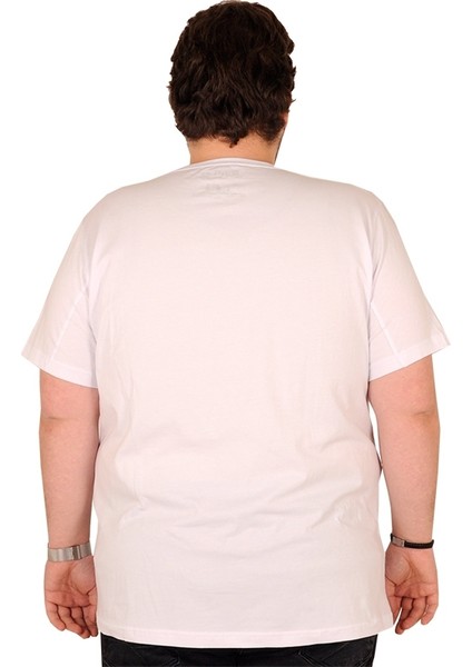 T-Shirt Super Bisiklet Yaka 18149 Beyaz fırsatları