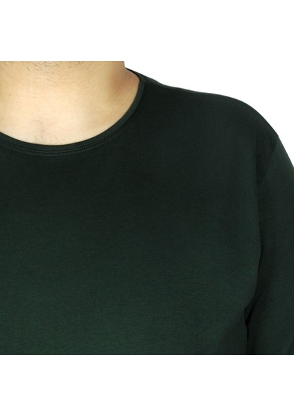 Büyük Beden Erkek Tshirt Bisiklet Yaka Basic 20031 Nefti fırsatları