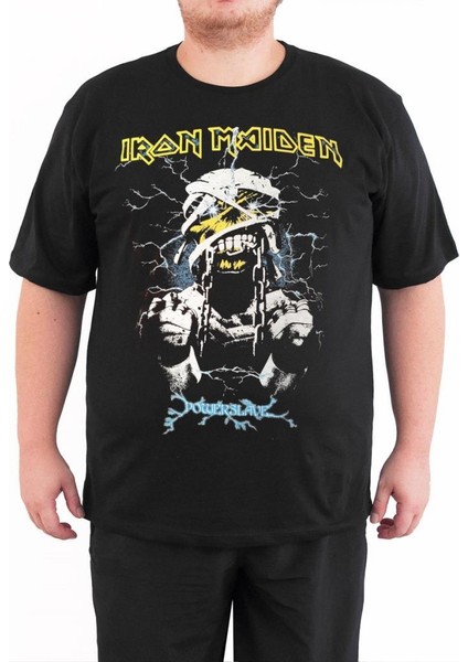 - Iron Maiden Powerslave 4xl Büyük Beden Tişört