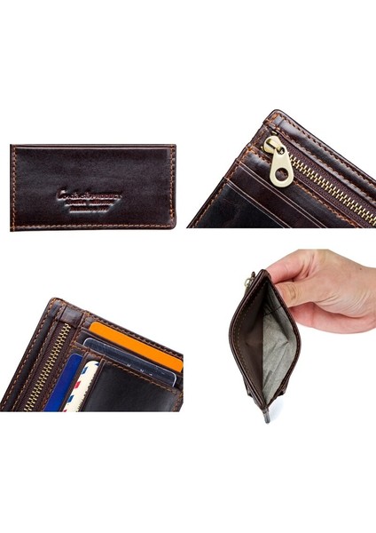 Super Slim Rfid Korumalı Deri Kartlık Cüzdan – Flerna