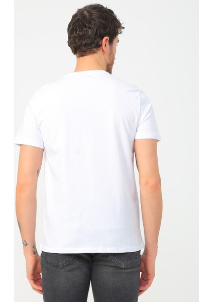 Kısa Kollu Düz Erkek T-Shirt