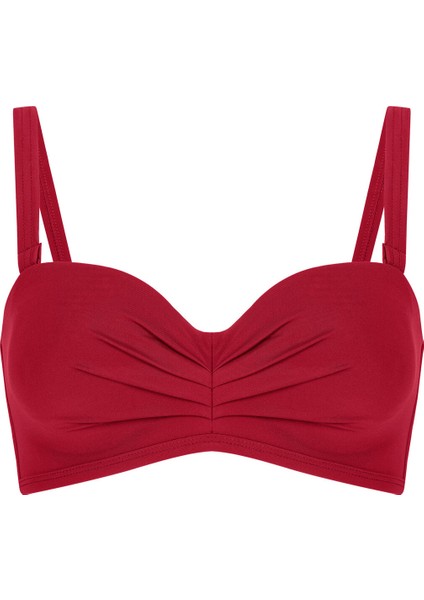 Bordo Basic Lotus Bikini Üstü indirimleri