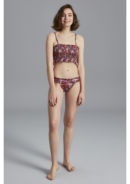 Mürdüm Antique Strapless Bikini Üstü fırsatları