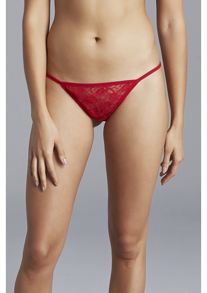 Tango Kırmızı Lacy Hipster Tanga fiyatları