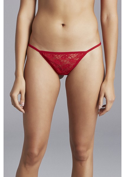 Tango Kırmızı Lacy Hipster Tanga modelleri