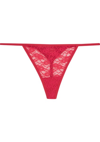 Tango Kırmızı Lacy Hipster Tanga indirimleri
