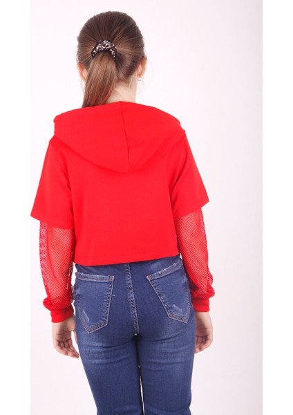 Kız Çocuk Rouge Baskılı Kapüşonlu Sweatshirt fiyatları