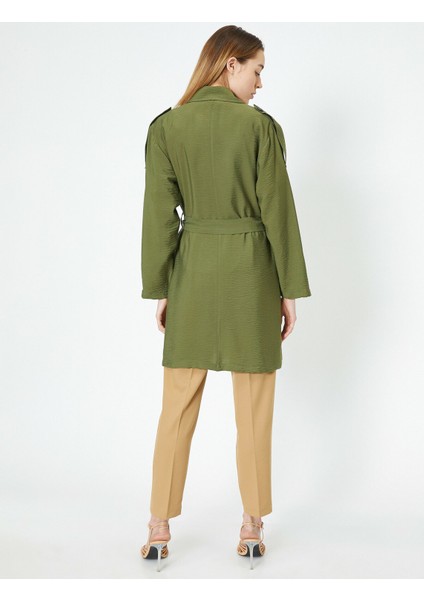 Cepli Beli Kuşaklı Trençkot fırsatları