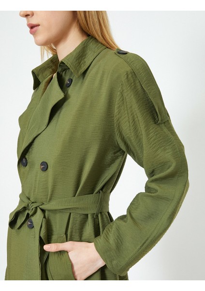 Cepli Beli Kuşaklı Trençkot indirimleri