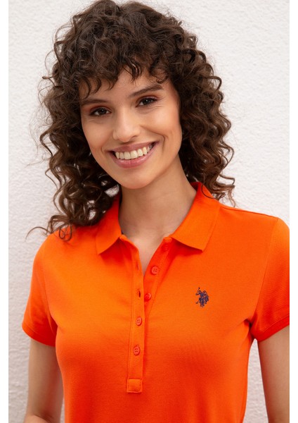 Kadın Nar Çiçeği Basic T-Shirt 50222743-VR039