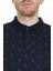 242049 Pool Lacivert Lacivert Desenli Erkek Polo T-Shirt 5