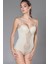 Çiçekli İnce Askılı Kadın Body / Bodysuit Korse 1002 1