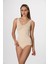 Kalın Askılı 16428 Örme Seamless Dikişsiz Soft Basic Kadın Toparlayıcı Korse Atlet 1