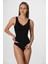 Kalın Askılı 16428 Örme Seamless Dikişsiz Soft Basic Kadın Toparlayıcı Korse Atlet 4