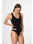 Kalın Askılı 16428 Örme Seamless Dikişsiz Soft Basic Kadın Toparlayıcı Korse Atlet 5