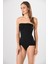 Büzgülü Straples Uzun 11040 Örme Seamless Dikişsiz Soft Basic Kadın Atlet 4