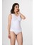 Kalın Askılı 16428 Örme Seamless Dikişsiz Soft Basic Kadın Toparlayıcı Korse Atlet 3