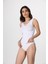 Kalın Askılı 16428 Örme Seamless Dikişsiz Soft Basic Kadın Toparlayıcı Korse Atlet 5