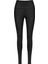 Siyah Coated Biker Leggings 3