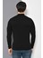Tena Moda Erkek Siyah Yarım Balıkçı Yaka Basic Triko Kazak 5
