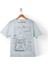 Astronot Uzay Cosmos Ay Dünya Gezegen Galaksi 3 Çocuk T-Shirt 1