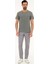 Erkek Siyah Slim Fit Bisiklet Yaka Tişört 50218507-VR046 4