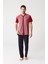 3248 Erkek Pijama Takımı - Bordo 1