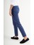 Kroko Kumaş Slim Fit Indigo Erkek Pantolon Riva 3
