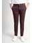 Slim Fit Yandan Cep Bordo Erkek Pantolon Bolu 1