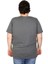 Büyük Beden Erkek Tshirt Bisiklet Yaka Basic 20031 Antramelanj 2