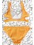 Kadın Angelsin Özel Kumaş Bikini Takım Sarı 3