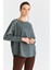 Kol İşlemeli Sweatshirt-K2054130-089 1