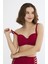 Bordo Basic Lotus Bikini Üstü 2