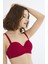 Bordo Basic Lotus Bikini Üstü 4