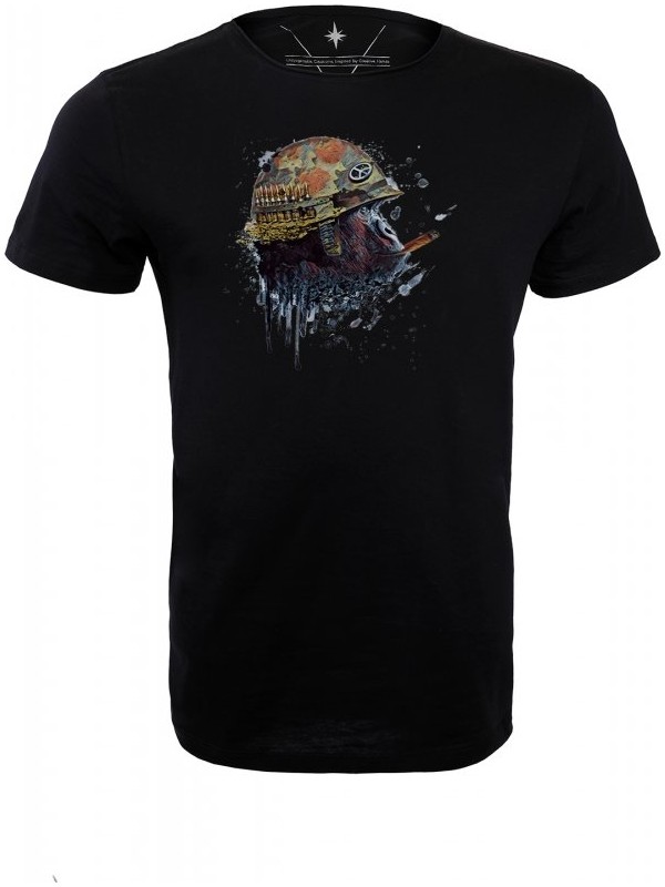 Angemiel Wear Pro İçen Savaşçı Maymun Pamuklu Erkek T-Shirt