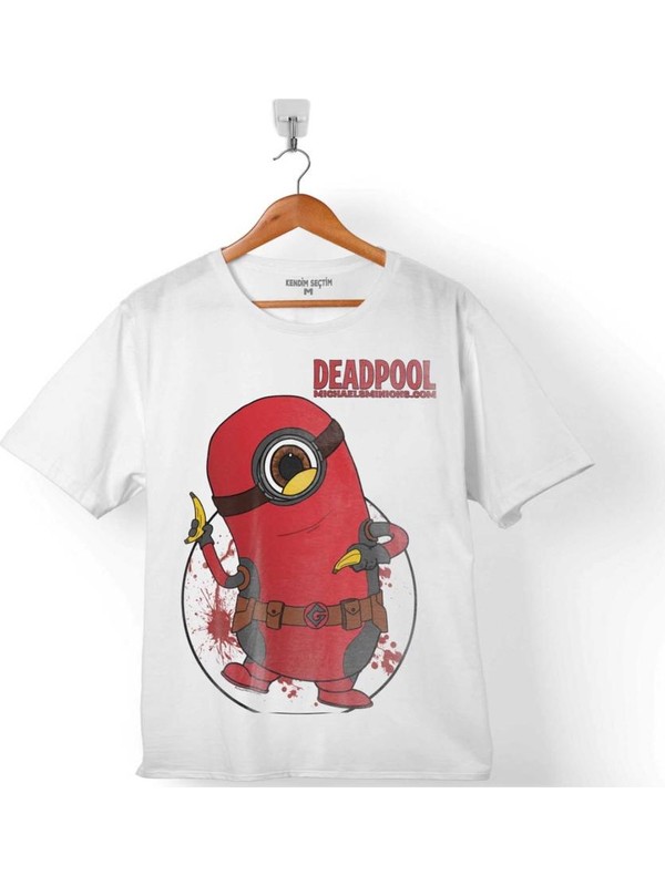 Kendim Seçtim Deadpool Mınıon Minyonlar 2 Çocuk T-Shirt