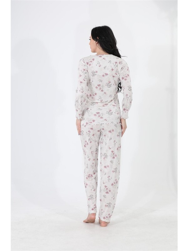 Evia Kadin Pijama Gecelik Yazlik Uzun Kol Bambu Pijama Fiyati