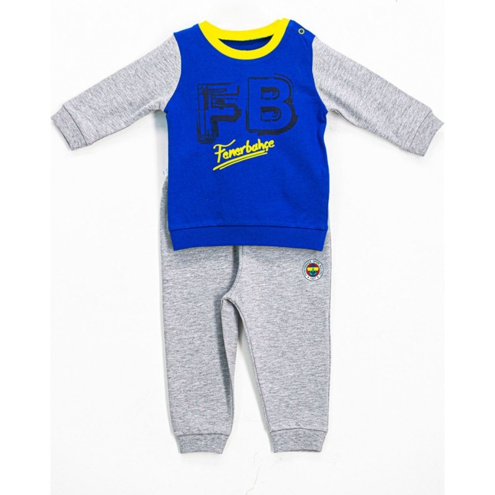 Fenerbahçe Lisanslı Unisex Bebek 2�li Takım Saks Fiyatı