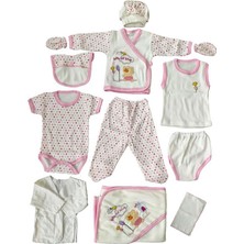 Daisymini Kız Bebek Hastane Çıkışı Yenidoğan 11 Parça Zıbın Seti