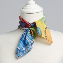 Deriderim New York Desenli Fular & Bandana