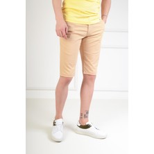Luppo Club Bermuda Sim Fit Camel Erkek Şort 29