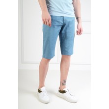 Luppo Club Bermuda Sim Fit Mavi Erkek Şort 29