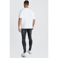Oksit Crash Man African Erkek Oversize Tshirt