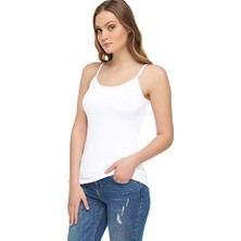 Tutku Elit 3'lü   Kadın Modal Elastan Ip Askılı Atlet