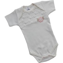 Bebelinna Çiçek Desenli Kız Çıtçıtlı Body