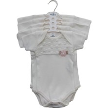 Bebelinna Çiçek Desenli Kız Çıtçıtlı Body