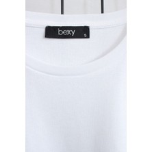 Bexy Moya Pamuk Beyaz Tişört