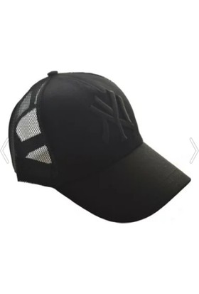 CMF Moda Ny Siyah Yazlık Arkası Fileli Şapka
