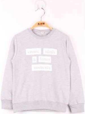 Toontoy Erkek Çocuk Baskılı Sweatshirt