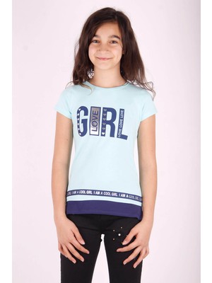 Toontoy Kız Çocuk Baskılı T-Shirt